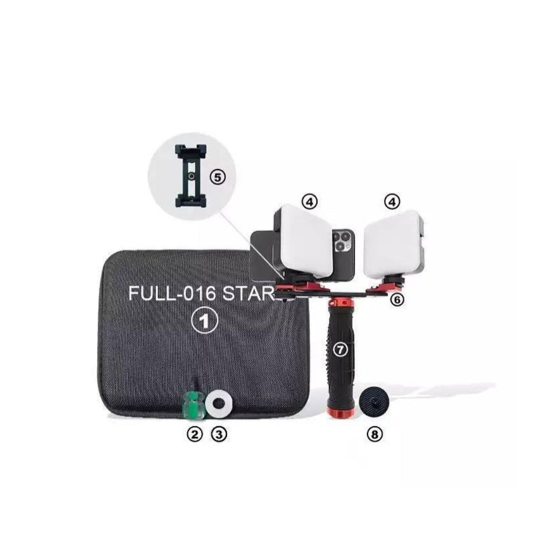 Twin light for dental photography