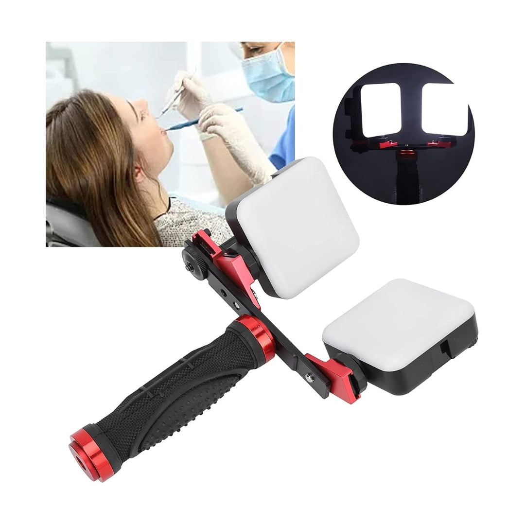 Twin light for dental photography